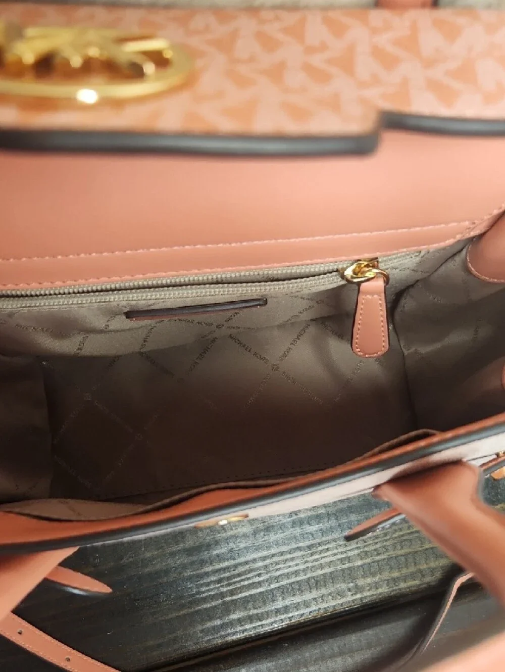 Michael Kors Carmrn Flap Satchel - Picture 11 of 16